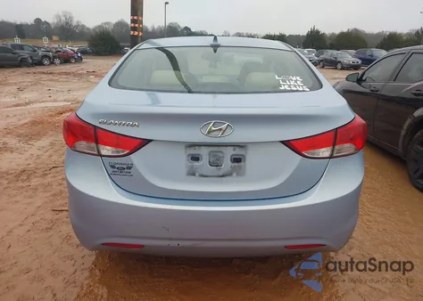 2012 Hyundai Elantra Gls (Ulsan Plant) from USA, damaged, VIN KMHDH4AE5CU383132